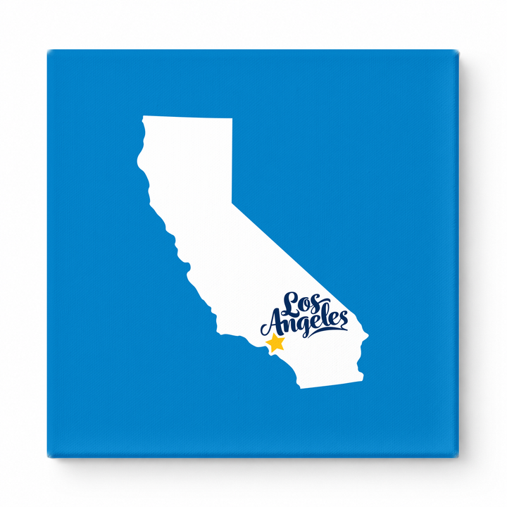 Home Sweet Los Angeles — California State Silhouette