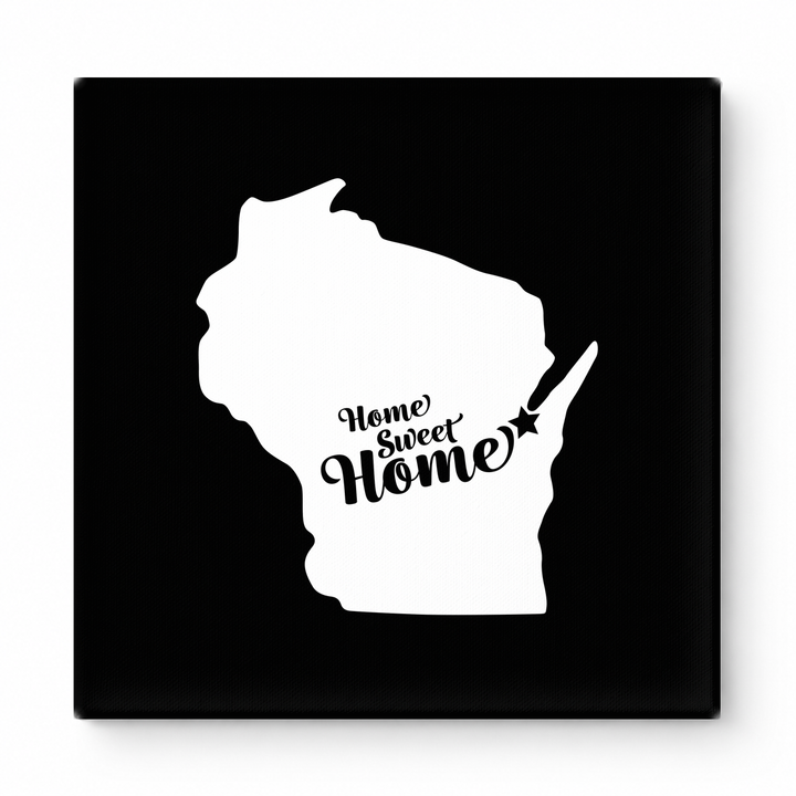 Home Sweet Green Bay — Wisconsin State Silhouette