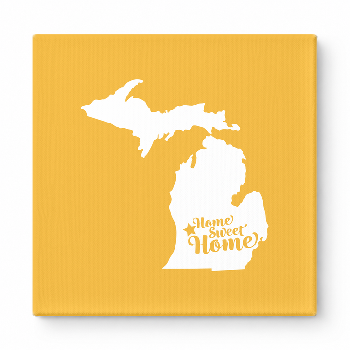 Home Sweet Detroit — Michigan State Silhouette