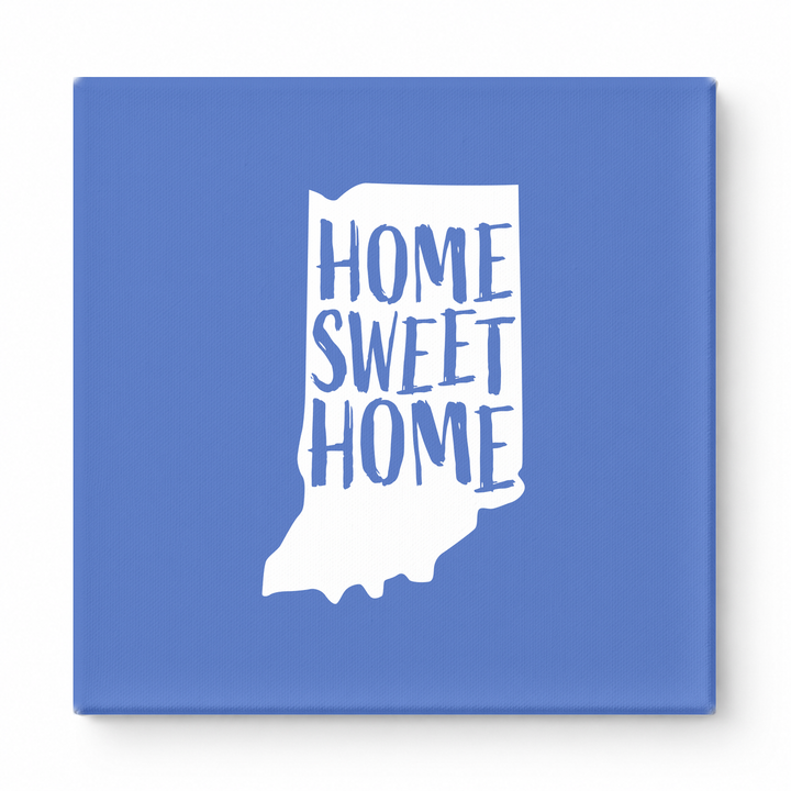 HOME SWEET HOME — Indiana State Silhouette
