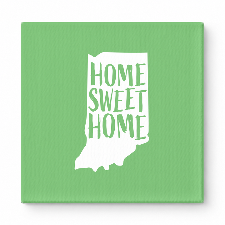 HOME SWEET HOME — Indiana State Silhouette