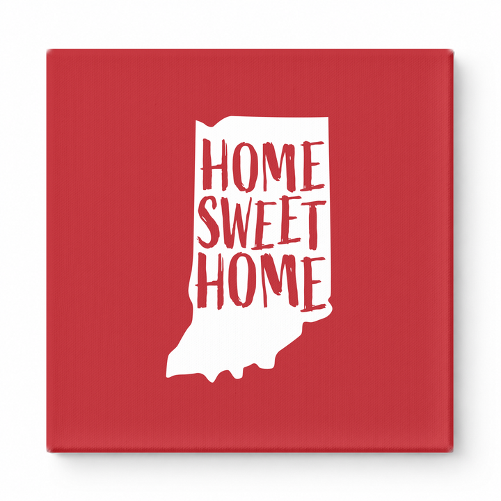 HOME SWEET HOME — Indiana State Silhouette