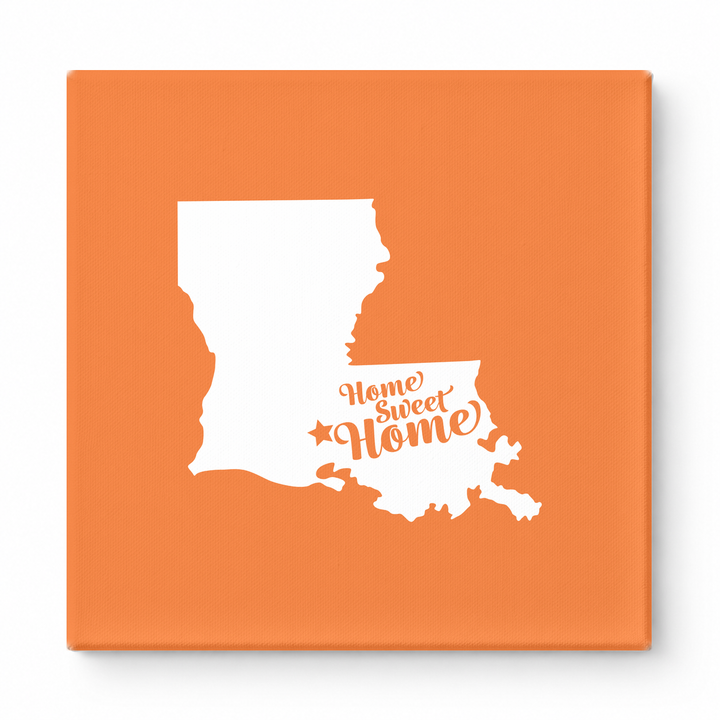 Home Sweet New Orleans — Louisiana State Silhouette