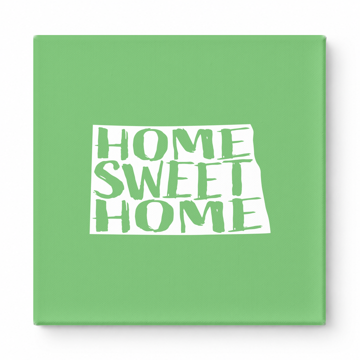 Home Sweet Home — North Dakota State Silhouette