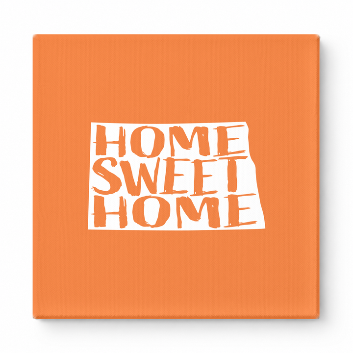 Home Sweet Home North Dakota — North Dakota State Silhouette