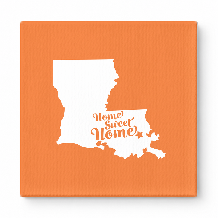 Home Sweet New Orleans — Louisiana State Silhouette