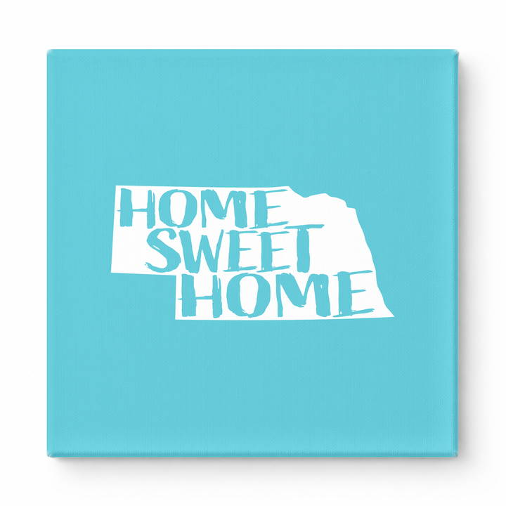 Home Sweet Home Nebraska — Nebraska State Silhouette