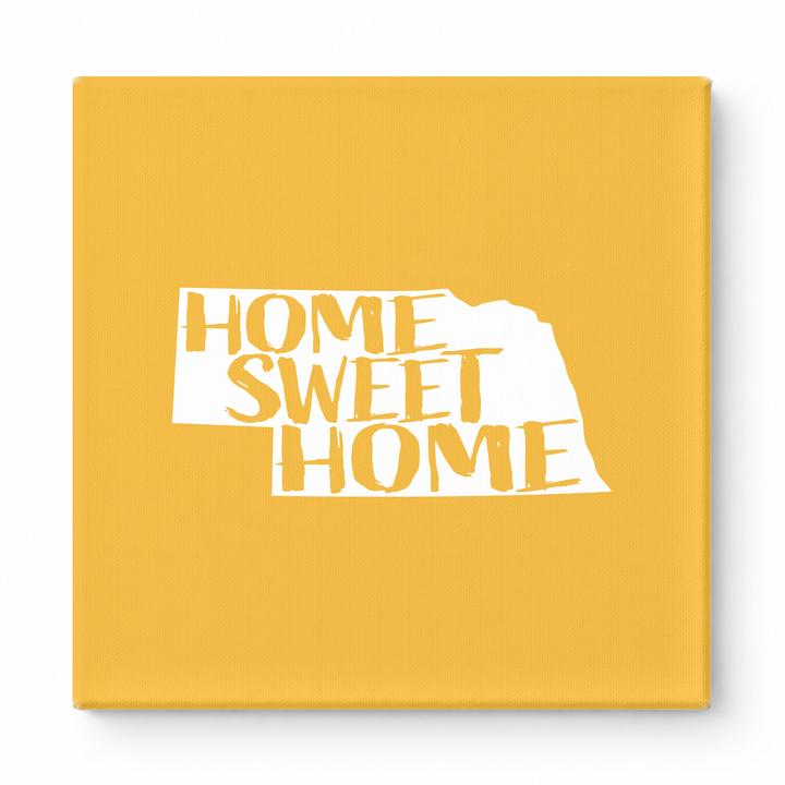 HOME SWEET HOME — Nebraska State Silhouette