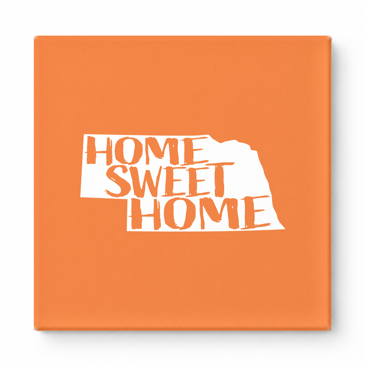 HOME SWEET HOME — Nebraska State Silhouette