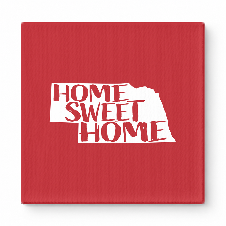 HOME SWEET HOME — Nebraska State Silhouette