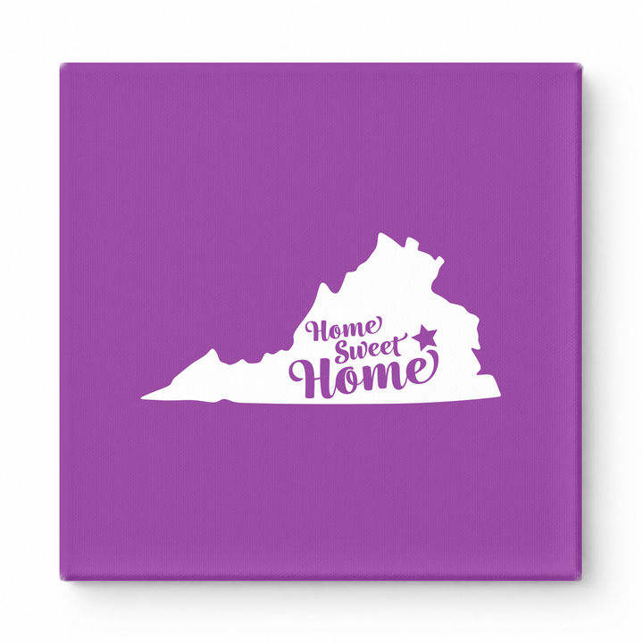 Home Sweet Home — Virginia State Silhouette