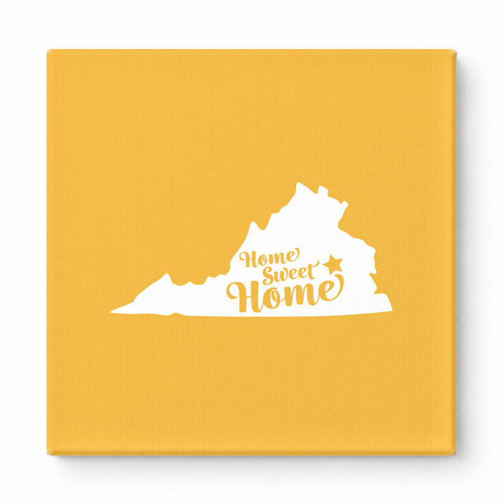 Home Sweet Home Virginia — Virginia State Silhouette