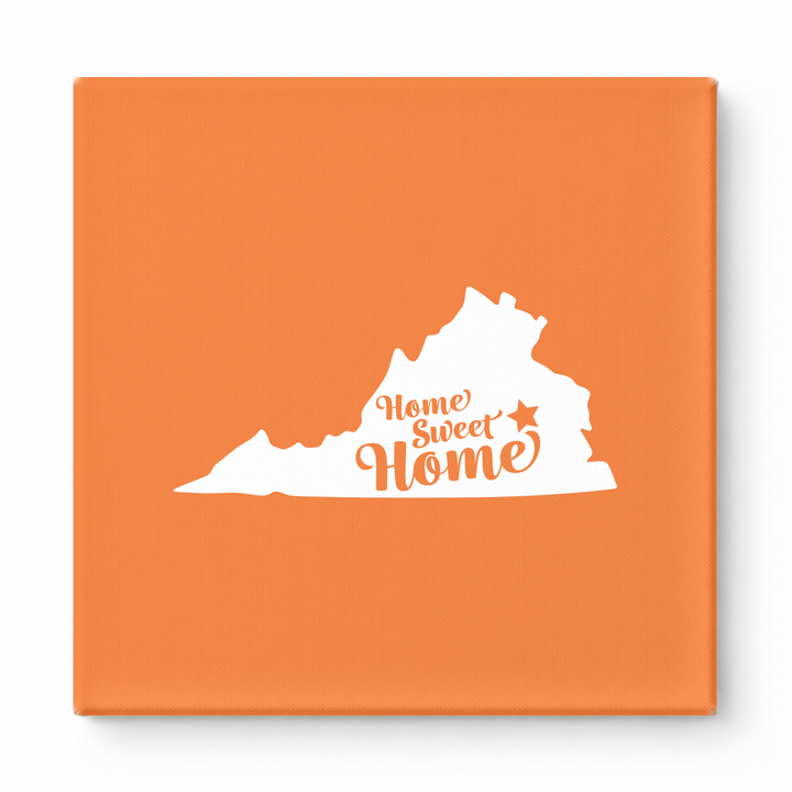 Home Sweet Home — Virginia State Silhouette