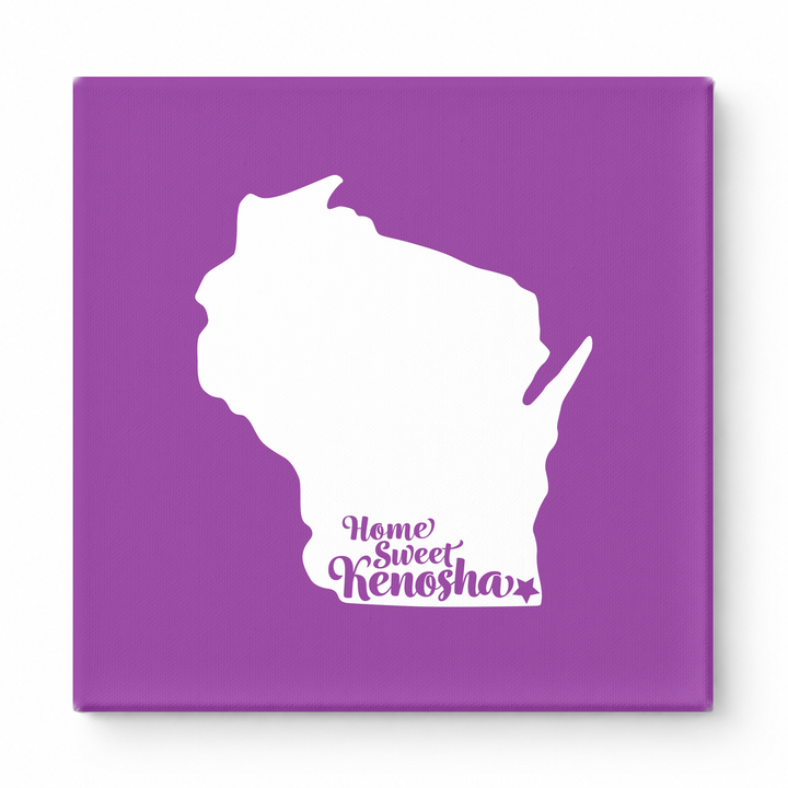 Home Sweet Kenosha — Wisconsin State Silhouette