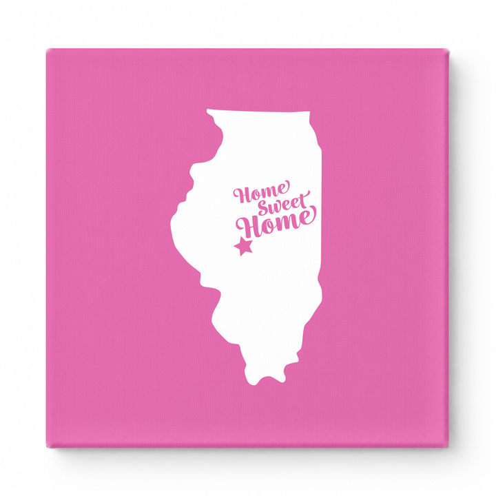 Home Sweet Chicago — Illinois State Silhouette