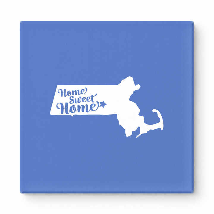 Home Sweet Home — Massachusetts State Silhouette