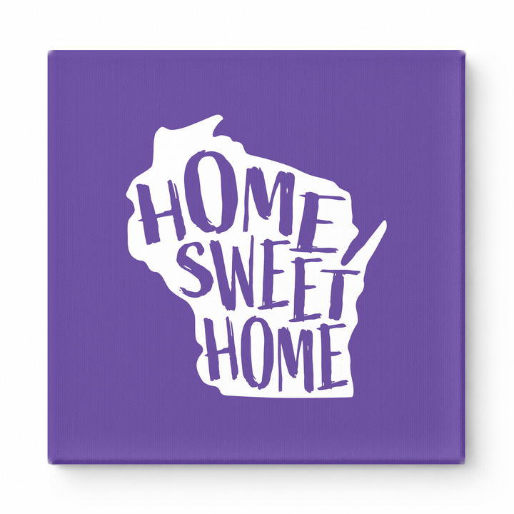 HOME SWEET HOME — Wisconsin State Silhouette