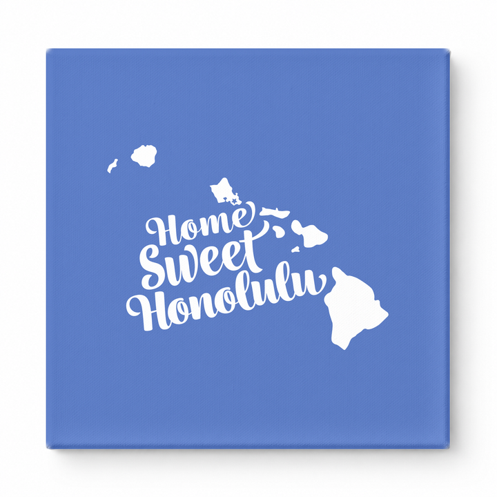 Home Sweet Honolulu — Hawaii State Silhouette