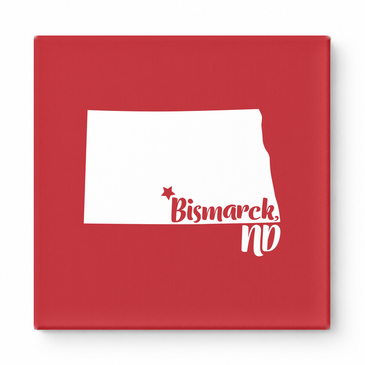 Home Sweet Bismarck — North Dakota State Silhouette