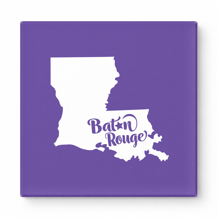 Home Sweet Baton Rouge — Louisiana State Silhouette