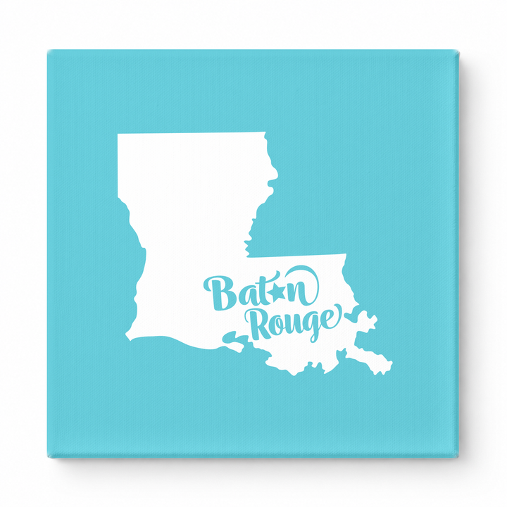 Home Sweet Baton Rouge — Louisiana State Silhouette