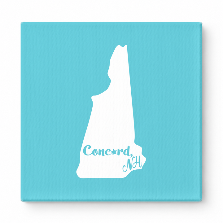 Home Sweet Concord — New Hampshire State Silhouette