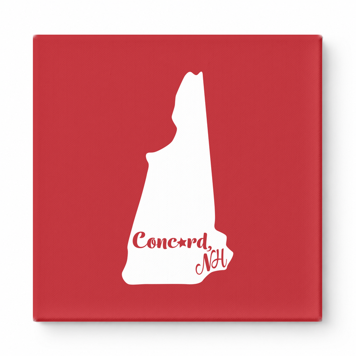 Home Sweet Concord — New Hampshire State Silhouette