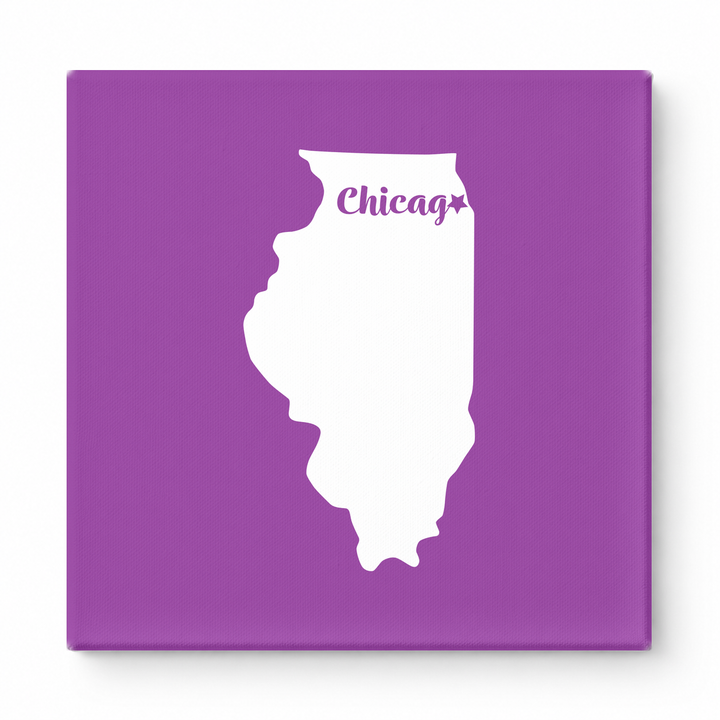 Home Sweet Chicago — Illinois State Silhouette