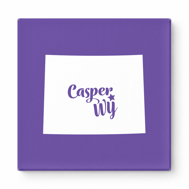 Home Sweet Casper — Wyoming State Silhouette