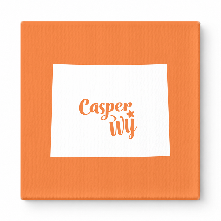 Home Sweet Casper — Wyoming State Silhouette