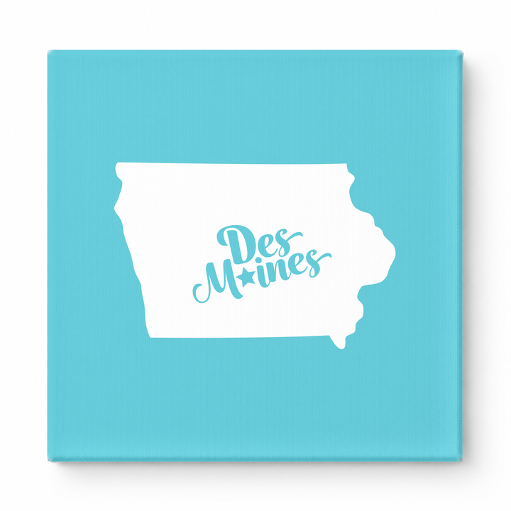 Home Sweet Des Moines — Iowa State Silhouette