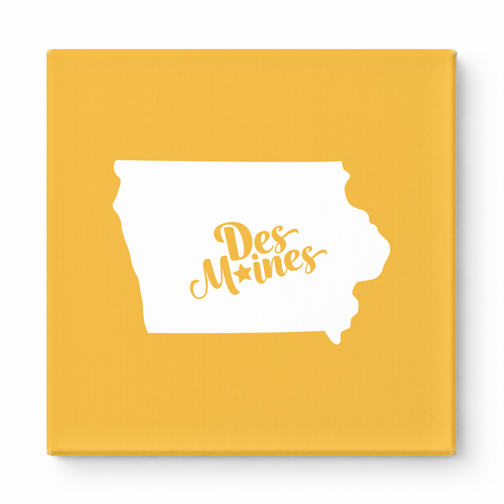 Home Sweet Des Moines — Iowa State Silhouette