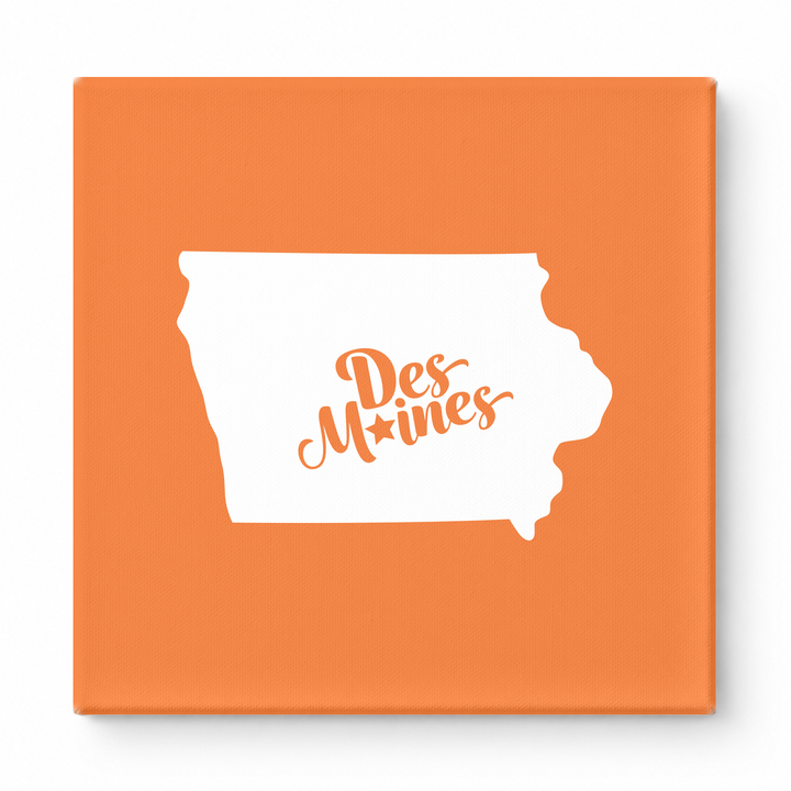 Home Sweet Des Moines — Iowa State Silhouette