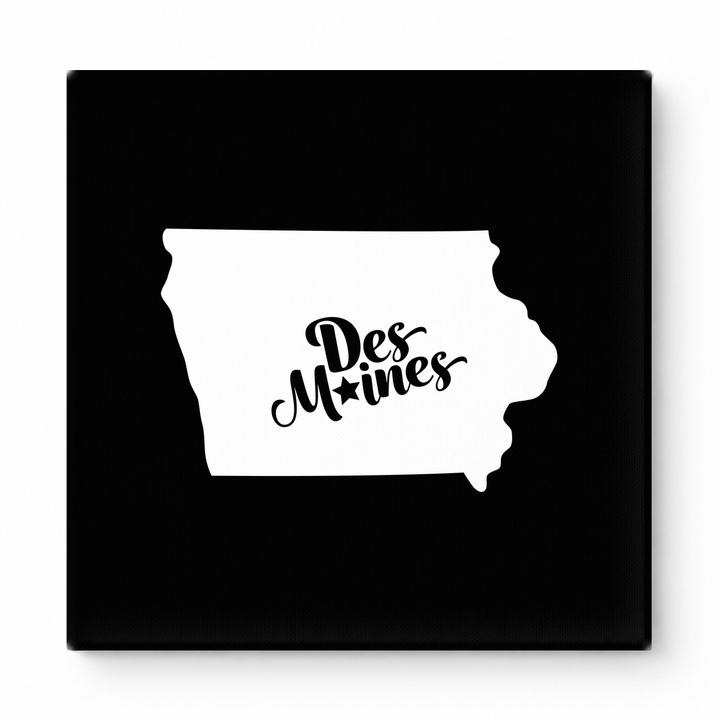 Home Sweet Des Moines — Iowa State Silhouette