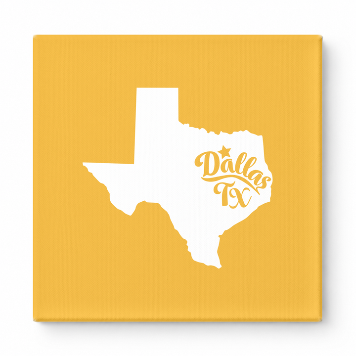 Home Sweet Dallas — Texas State Silhouette