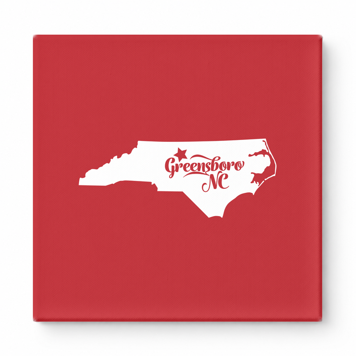 Home Sweet Greensboro — North Carolina State Silhouette