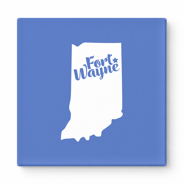 Home Sweet Fort Wayne — Indiana State Silhouette