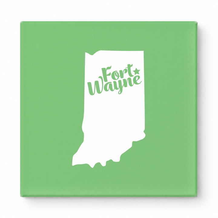 Home Sweet Fort Wayne — Indiana State Silhouette