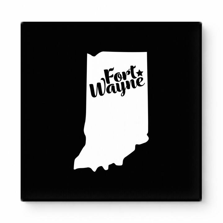 Home Sweet Fort Wayne — Indiana State Silhouette