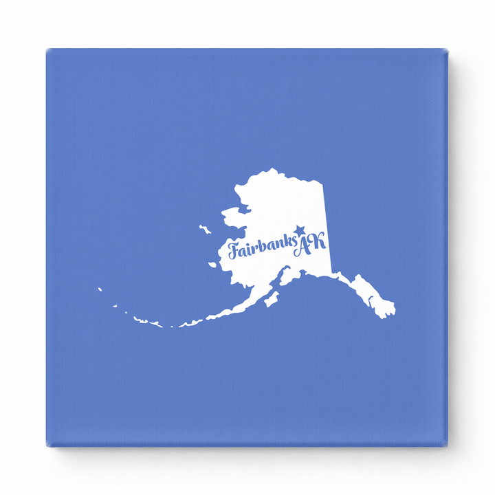Home Sweet Fairbanks — Alaska State Silhouette