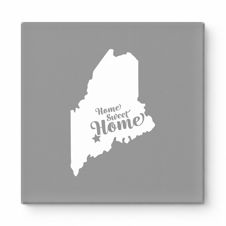 Home Sweet Augusta — Maine State Silhouette