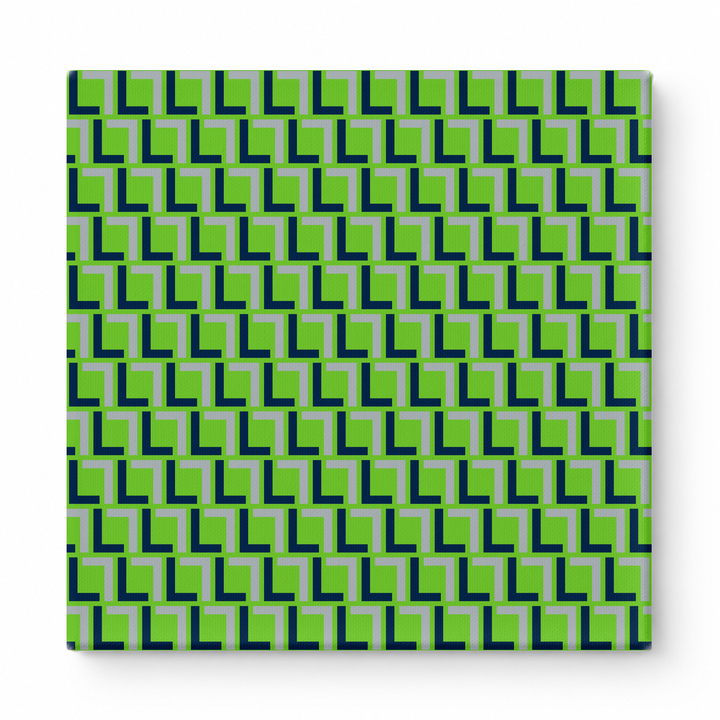 Lime Green & Navy Squares — National Football Teams