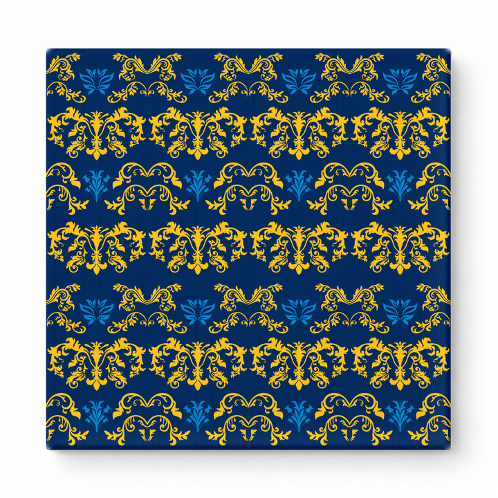 Navy & Gold Baroque — National Football Teams