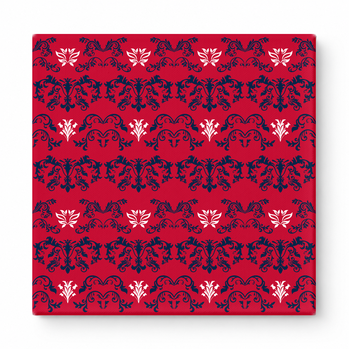 Red & Navy Baroque — National Football Teams
