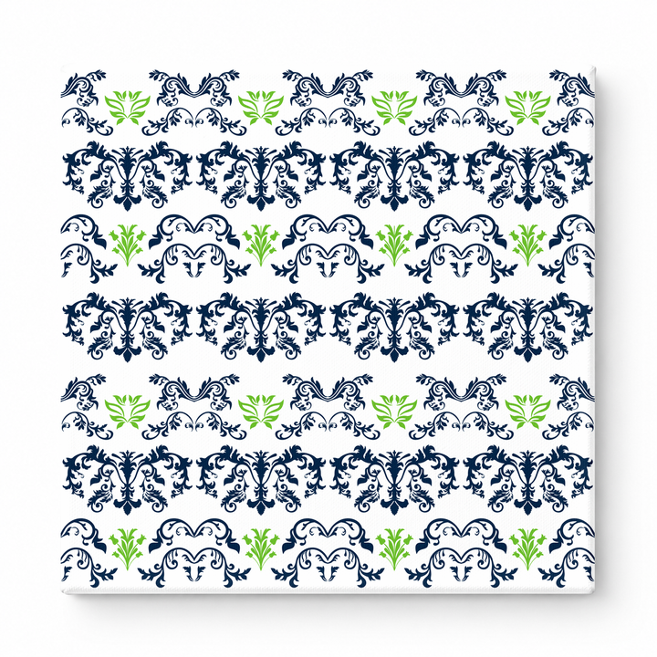 Navy & Lime Green Baroque — National Football Teams