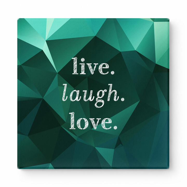 Live. Laugh. Love — Soft Watercolor Wash