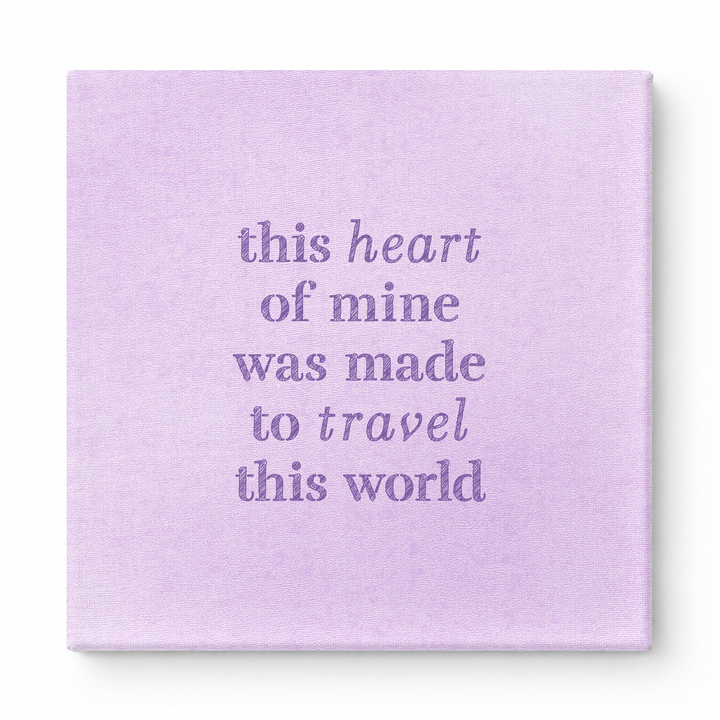 This Heart of Mine Was Made to Travel This World — Geometric Low-Poly
