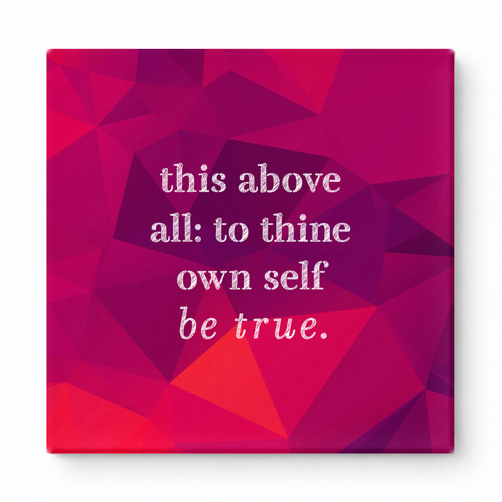 This Above All: to Thine Own Self Be True — Geometric Polygon Facets