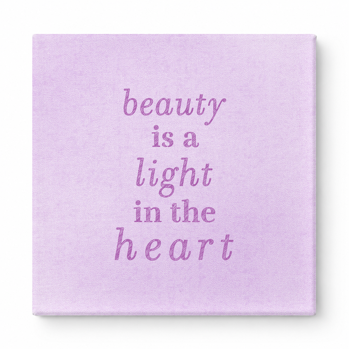 Beauty Is a Light in the Heart — Geometric Low-Poly