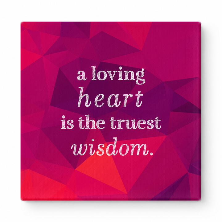 A Loving Heart Is the Truest Wisdom — Geometric Low-Poly